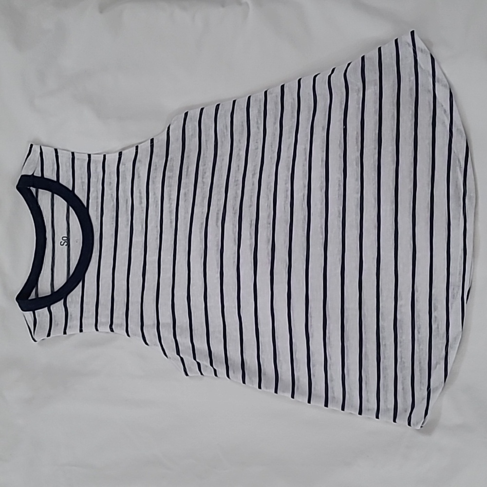 SO BRAND Women's Nautical Striped Sleeveless Top Size XS